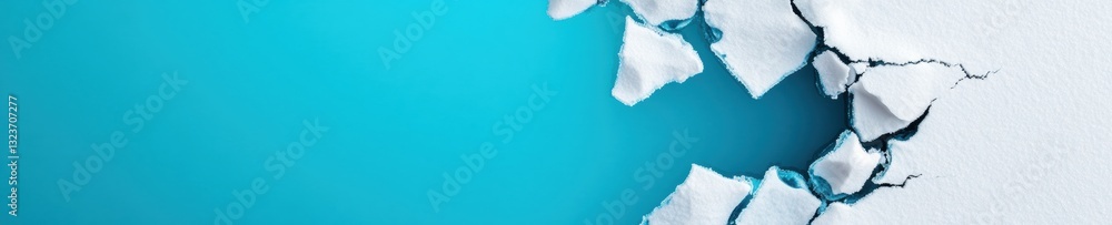 Leinwandbilder minimalist fractal dynamics geometric ice texture revealing breakthrough design concepts in digital 