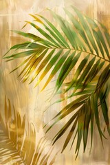 Elegant Palm Leaves Art
