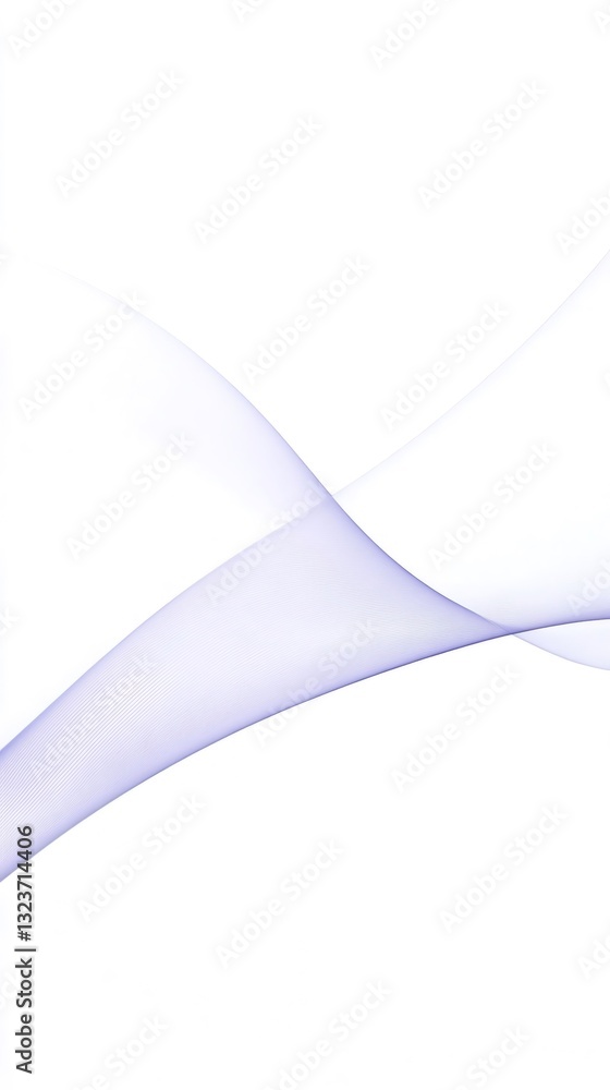 Poster purple waves creating an abstract design on a white background, perfect for websites, presentations 