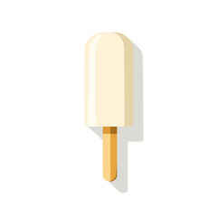 My Simple flat 2D illustration ice cream isolated on transparent background, vector, flat design, animation design, simple flat 2D icon, clipart