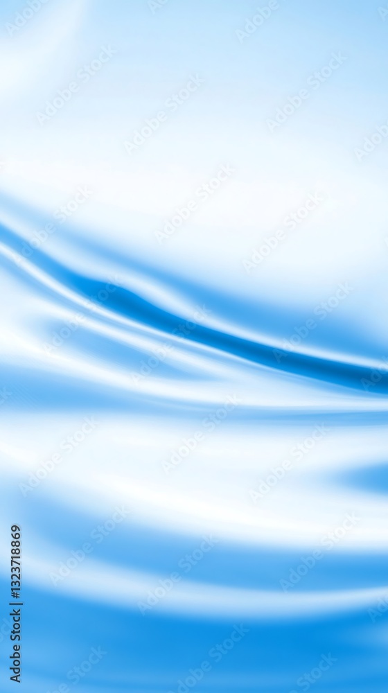 Poster abstract blue wave background flowing in a smooth shape, ideal for websites and presentation backgro