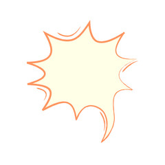 Comic Speech Bubble Text Box