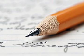 Pencil and Handwritten Notes