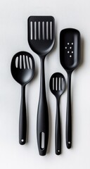 Sleek Black Kitchen Utensils: Essential Tools for Modern Cooking