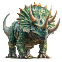Obraz premium Majestic Triceratops: A Prehistoric Beast
