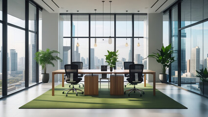 Modern house interior with stylish furniture and elegant design