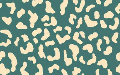 Abstract modern leopard seamless pattern. Animals trendy background. Color decorative vector stock illustration for print, card, postcard, fabric, textile. Modern ornament of stylized skin.