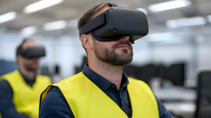Virtual reality training innovative learning with modern technology in office settings