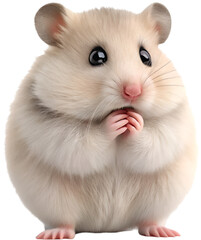 A charming hamster bursting with personality, ready to add humor and cuteness to your design. 