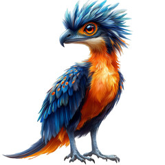 Fototapeta premium Fantastic Colorful Avian Creature Illustration