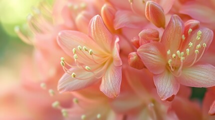 Fototapeta premium elegant wild flowers in bloom closeup background wallpaper