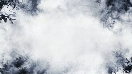 Abstract Cloudy Texture with Dark Branches on Edges