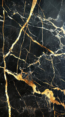 Dramatic Veins: This image presents a close-up of luxurious black marble with striking golden veins, offering a sense of opulence and natural elegance.