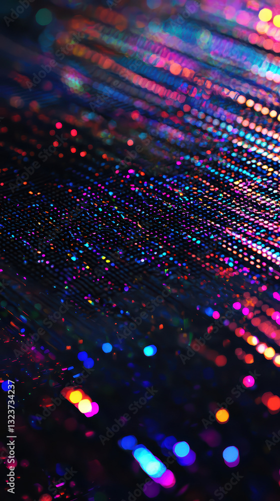 Poster abstract technology: a mesmerizing display of abstract technology, where radiant lines of light and 