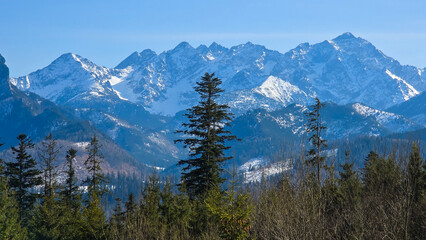 View of the peaks of the Tatra Mountains in Poland. © Jacek 