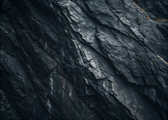 Textured Dark Rock Surface