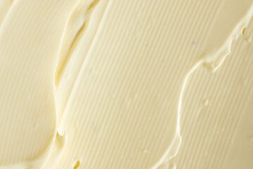 Creamy Mayonnaise Texture Abstract Culinary Background