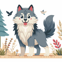 animal, nature, wild, wildlife, wolf, dog, mammal, fur, predator, grey, canine, gray, beast, white, forest, hunter, beautiful, portrait, isolated, gray wolf, background, furry, carnivore, creature, ca