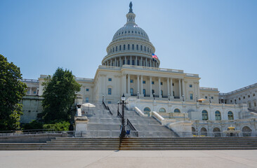 Kapitol der Vereinigten Staaten ist der Sitz des US-Kongresses in Washington, D.C., USA