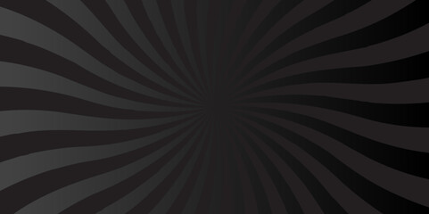 Abstract background with sunburst pattern design. Vintage black and gray gradient sunrays illustration swirl grunge backdrop line texture background.