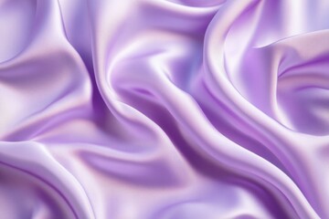 Obraz premium Flowing purple silk fabric, soft texture and lighting. AI generated