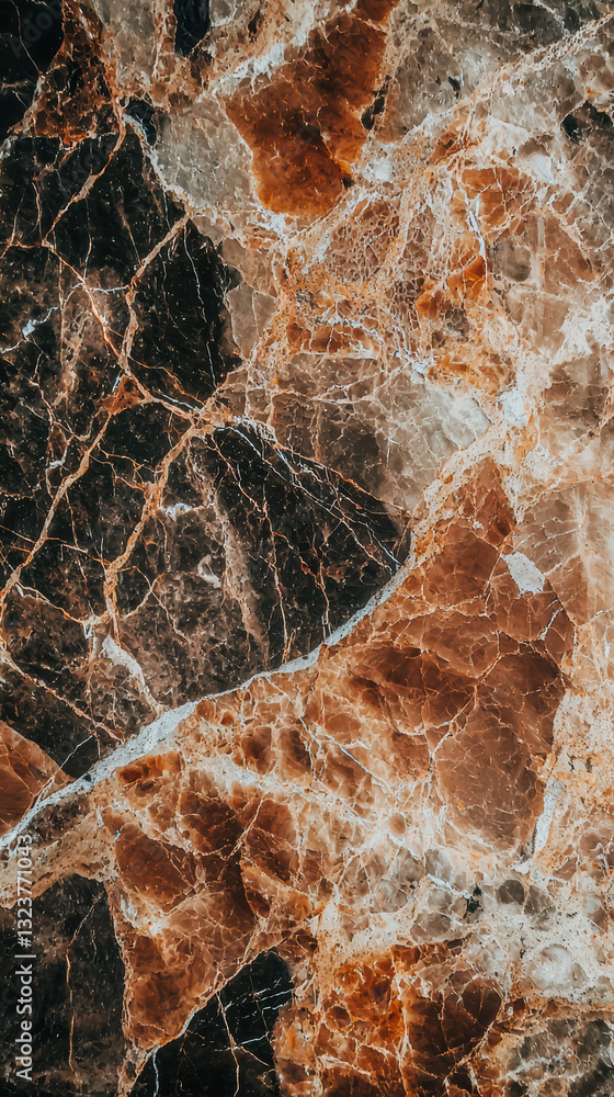 Poster marble textures: an eye-level view of elegant marble patterns with beautiful light and shadow. the i