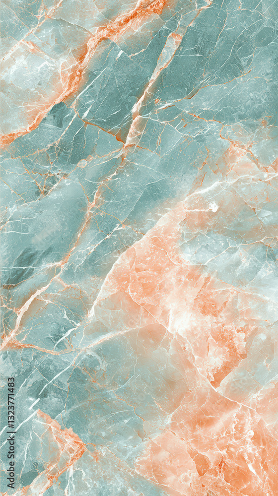 Poster marble's artistic canvas: an abstract surface displaying natural marble texture, a harmonious blend 