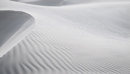 White Sand Dunes Texture with Gentle Ripples