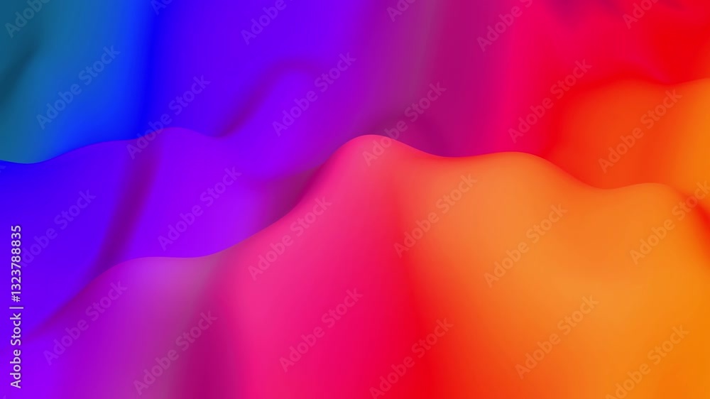 Poster vibrant liquid gradient flow 4k dynamic and eye catching animation of flowing liquid gradients seaml