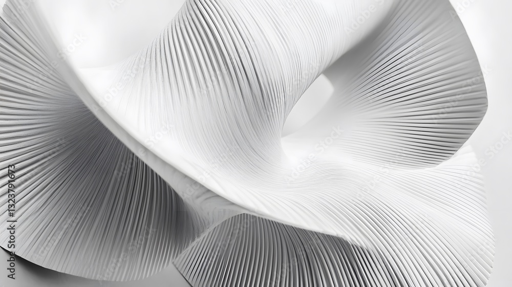 Poster parametric abstraction with chaotic patterns and modern design, symbolizing creativity, innovation, 