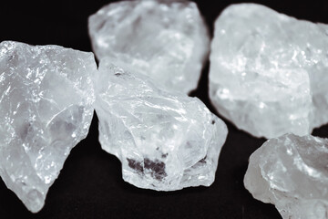 Natural stones, minerals, and crystals, showcasing their raw beauty and intricate patterns. A...