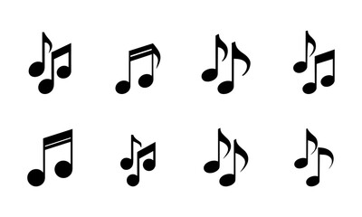 Musical Notes and Symbols Icons