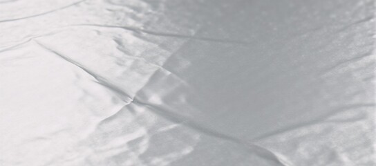 Obraz premium Seamless metallic aluminum heating seal foil panel on wall and roof