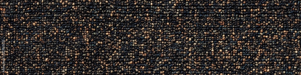 Poster seamless carpet textured fabric surface featuring a dark color palette with small, shiny specks of g