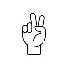 Obraz premium Peace Sign Vector icon