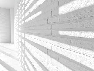 Architectural Geometry: The interplay of light and shadow, creating a captivating display of lines and textures on the building surface, highlighting modern interior design