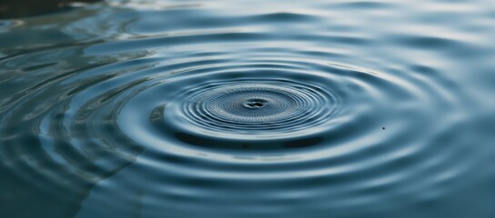 Texture-rich round water with visible ripples