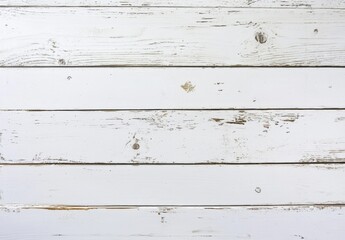 Naklejka premium Top view of white wooden table with free space for text