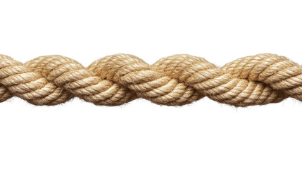 Fototapeta premium line rope isolated on white background