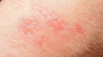 Fototapeta premium Skin rash examination closeup macro photography medical analysis indoor setting detailed view dermatological concept