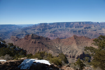 Obraz premium USA Grand Canyon on a sunny spring day