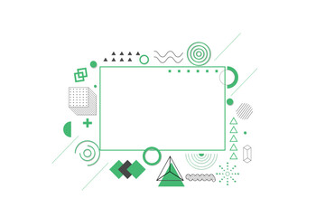Memphis design background abstract memphis background geometric elements in memphis background