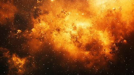 Obraz premium Distant blazar radiating intense light, surrounded by cosmic dust, a mysterious early universe phenomenon. 
