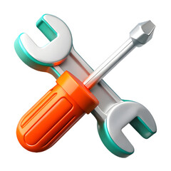 screwdriver and spanner