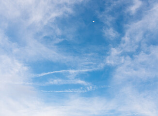 ciel avec la lune