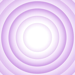 Concentric circles in soft lavender shades, radiating outward from a bright white center, creating a calming and modern design.