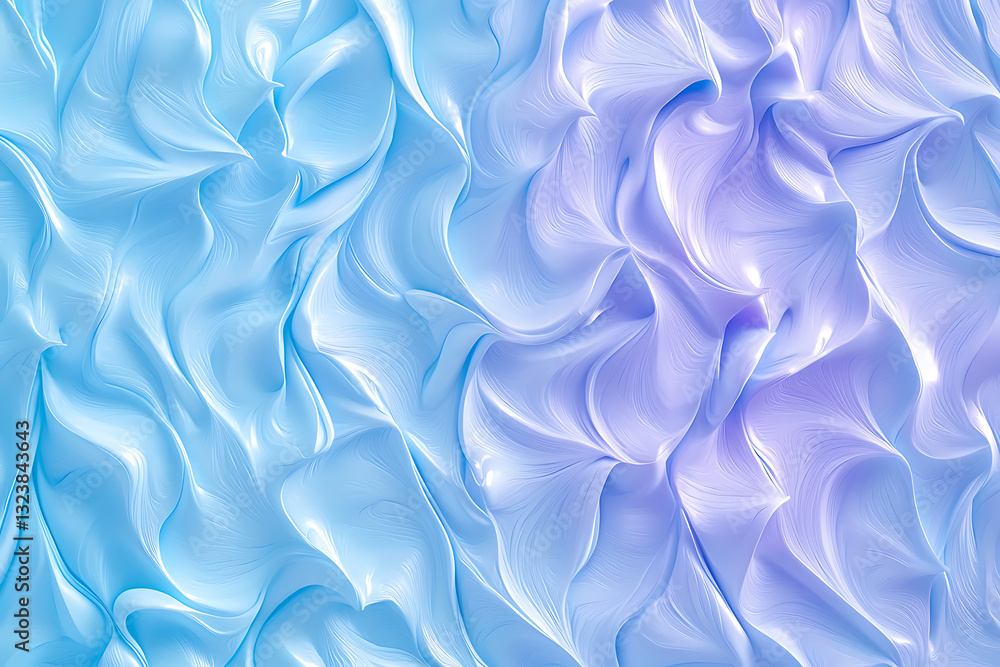 Poster fluid motion art studio abstract design colorful environment close-up view textured waves