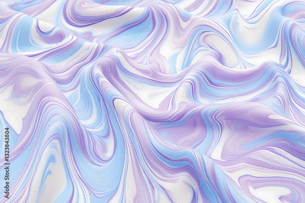 Poster fluid pattern design abstract art digital fabric creative studio overhead view modern aesthetics