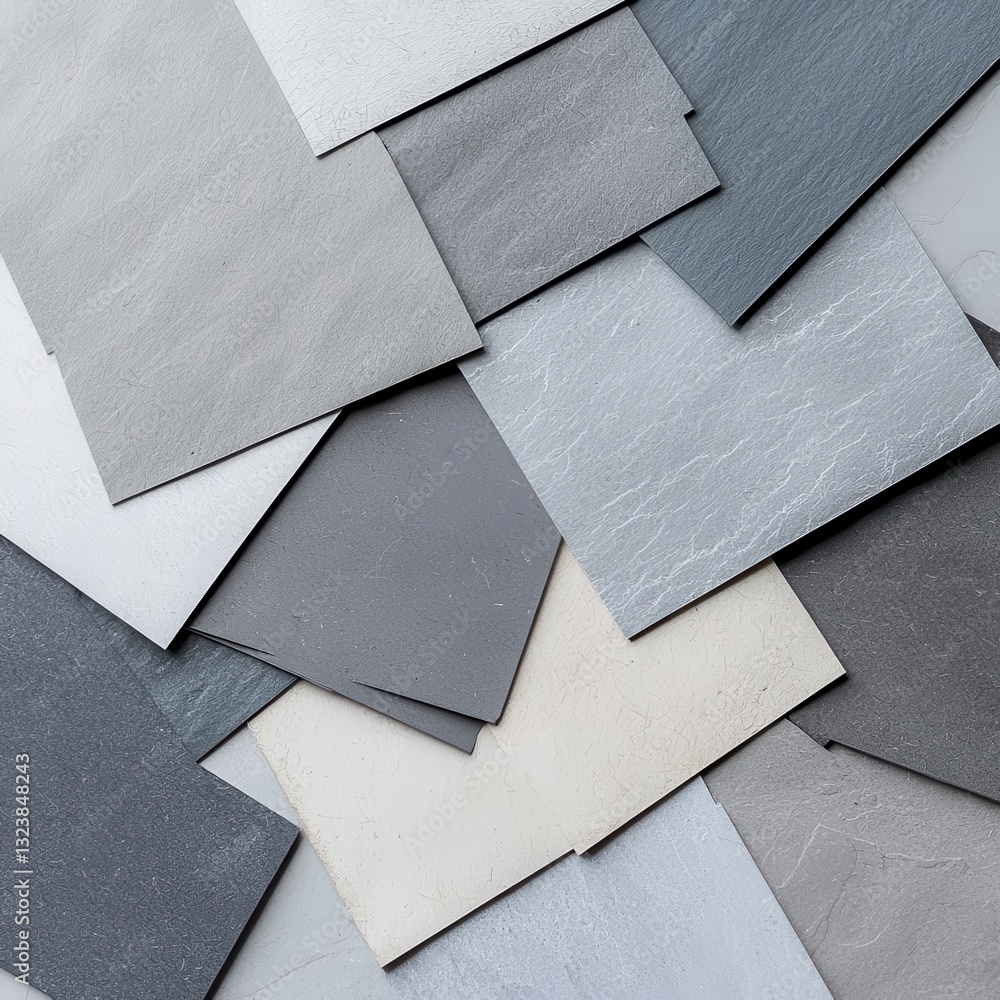 Poster vintage paper textures combined with subtle metallic textures create an intriguing yet minimalist su