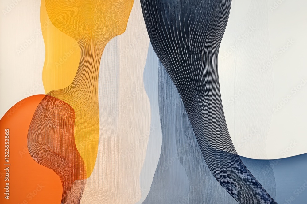 Aufkleber colorful abstract artwork: captivating abstract artwork showcases a dynamic blend of colors and shap